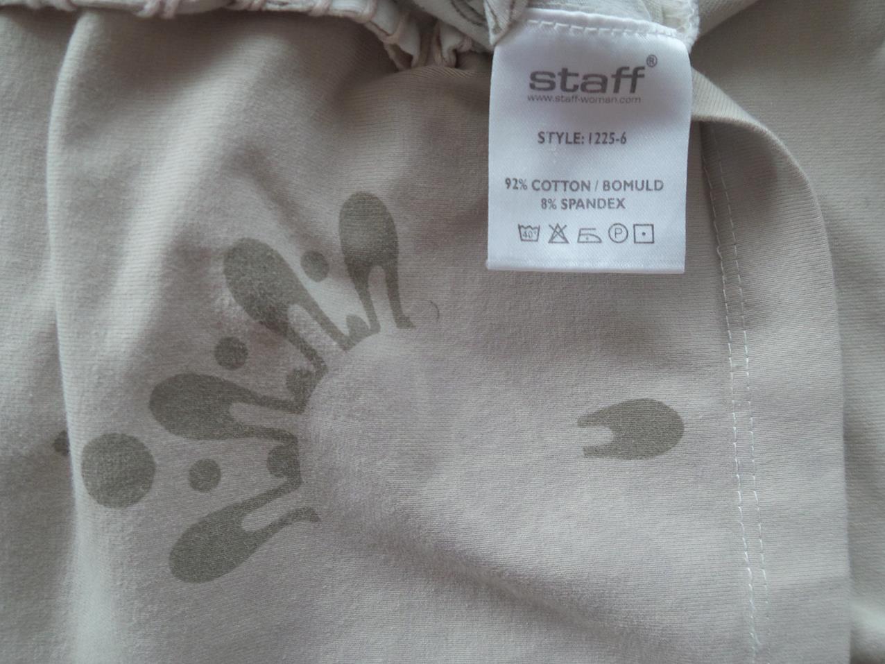 Staff Rozmiar S Okrągły dekolt Bluzka Bezrękawnik Materiał Bawełna