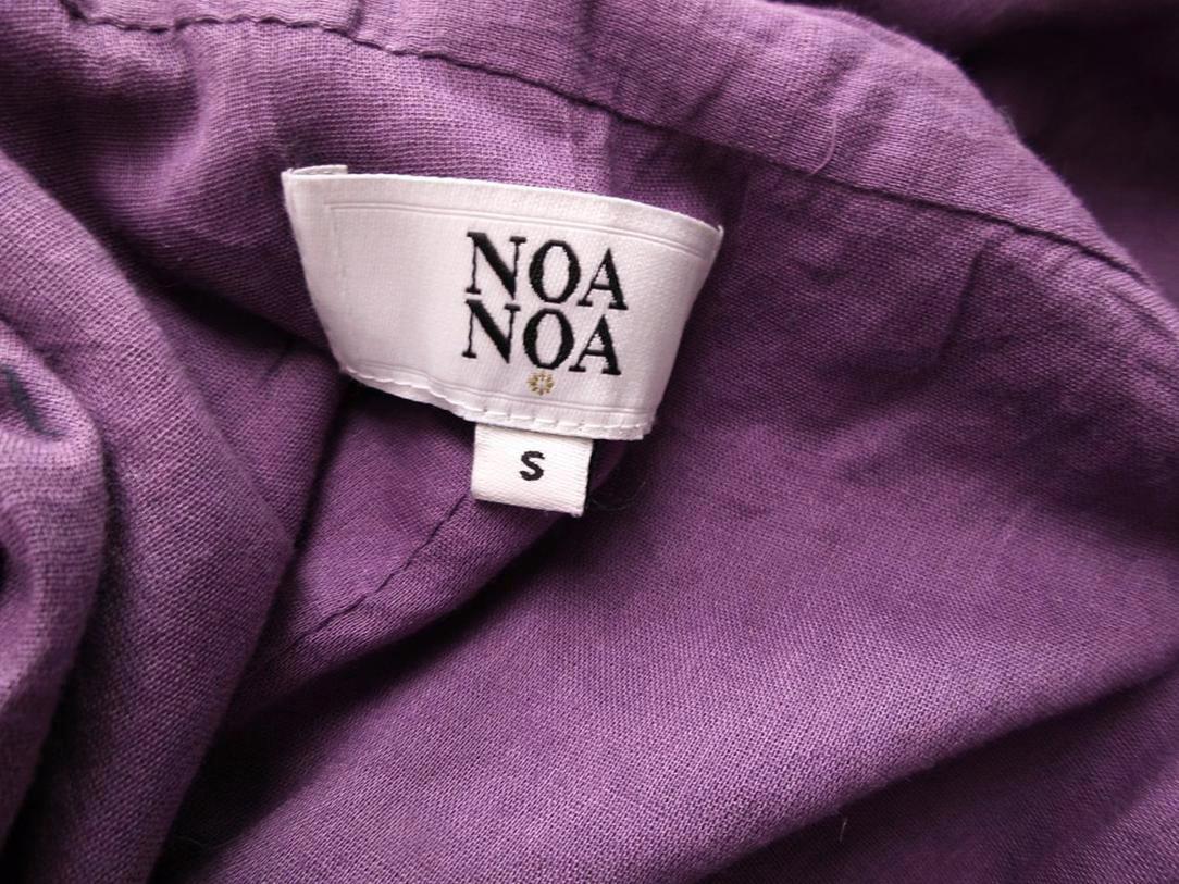 Noa noa Rozmiar S Kołnierz Bluzka Zawijana Bezrękawnik Materiał Bawełna 100% Noa noa Rozmiar S Kołnierz Bluzka Zawijana Bezrękawnik Materiał Bawełna 100%