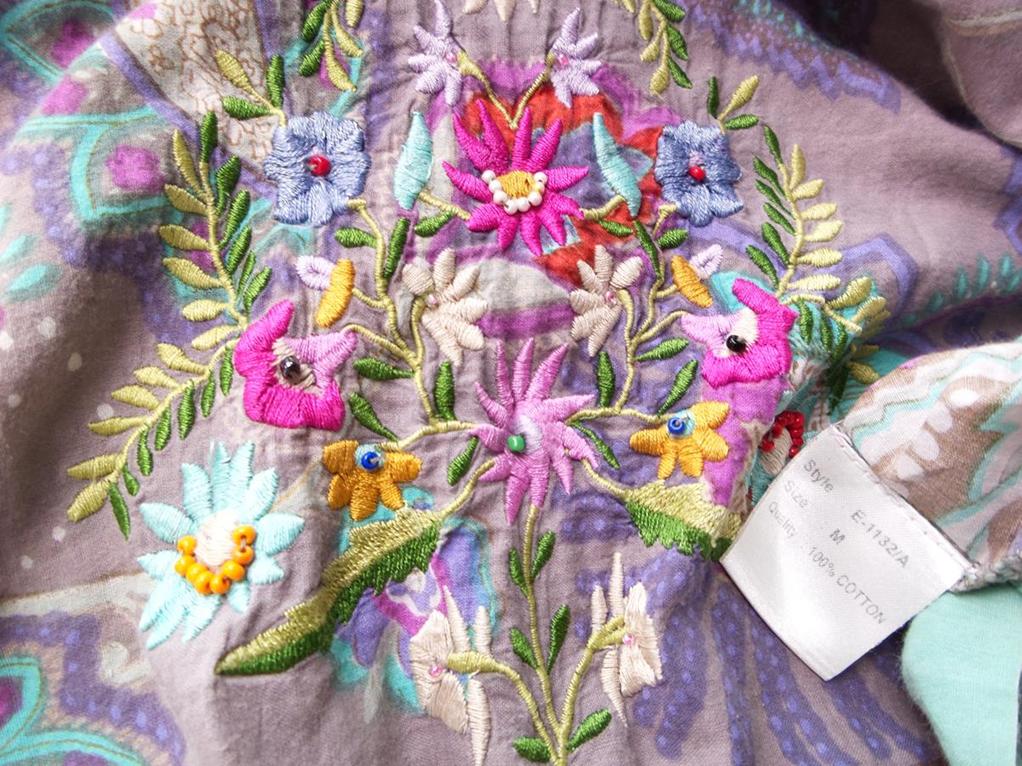 Saint tropez Rozmiar M Paisley W łódkę Bluzka Rękaw 3/4 Materiał Bawełna 100%
