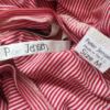 Peter Jensen Rozmiar M Crew Neck Tunika Bluzka Krótki rękaw Materiał Bawełna