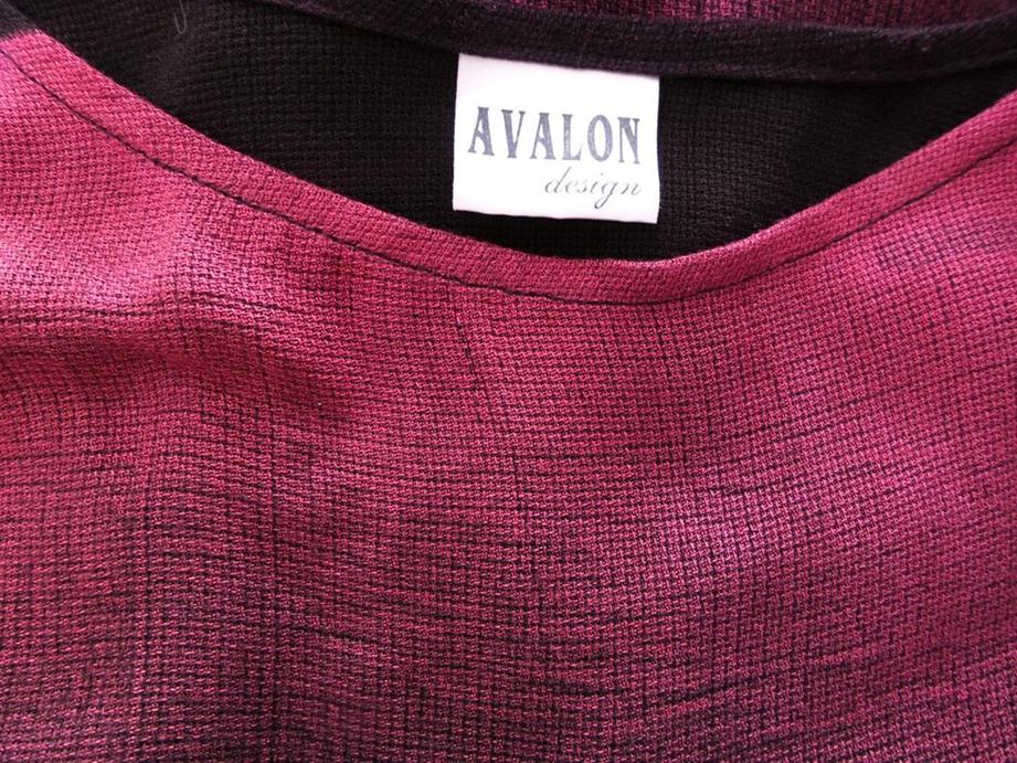 Avalon design Rozmiar over size Okrągły dekolt Tunika Bluzka Krótki rękaw Materiał Wiskoza 100%