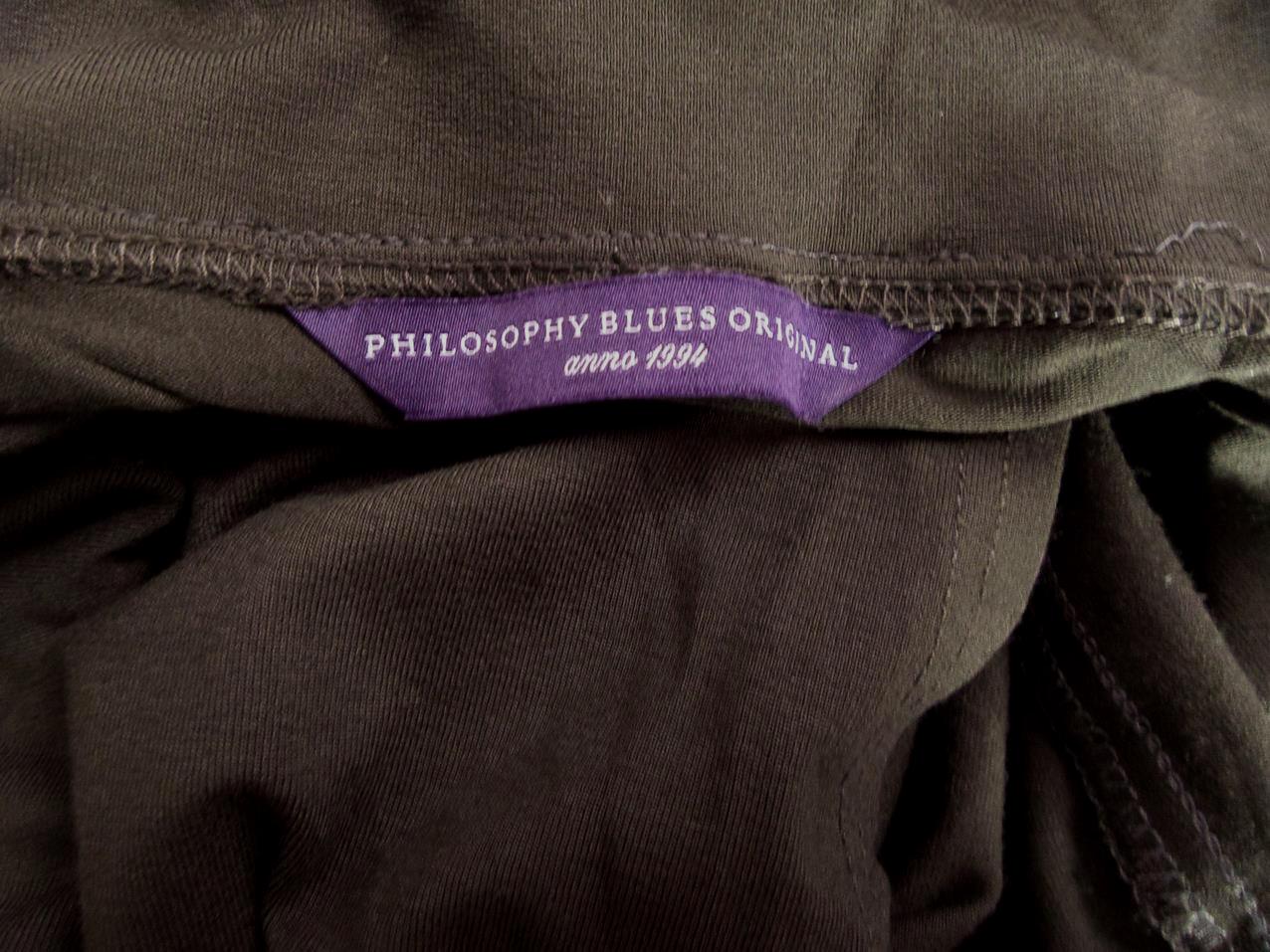 Philosophy blues original Rozmiar M W serek Sukienka Zawijana Rękaw 3/4 Midi Materiał Wiskoza Philosophy blues original Rozmiar M W serek Sukienka Zawijana Rękaw 3/4 Midi Materiał Wiskoza