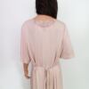 Wardrobe Rozmiar XL Kolor Pastelowy W serek Tunika Bluzka Krótki rękaw Materiał Wiskoza