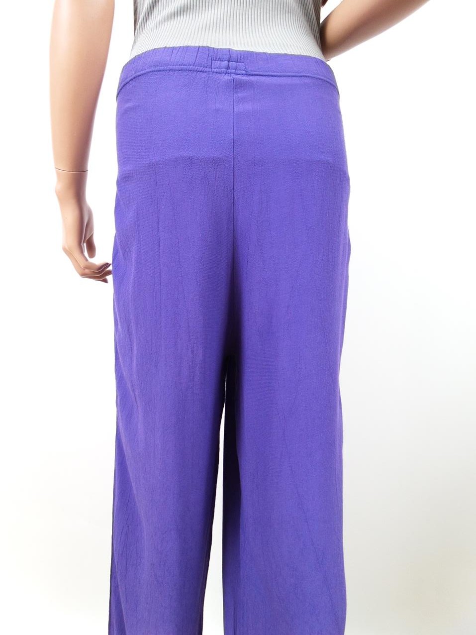 20160729_160239.jpg Uno Rozmiar one size L/XL Kolor Fioletowy Spodnie Casual Materiał Wiskoza 100%