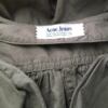 ACNE JEANS Rozmiar 38 Kolor Zielony W serek Tunika Zapinana Bluzka Krótki rękaw Materiał Bawełna 100%