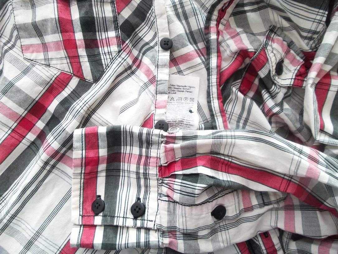 20160808_114554.jpg Jack & jones Rozmiar M Kołnierz Męska Koszula Casual Długi rękaw Materiał Bawełna