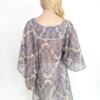 Saint tropez Rozmiar M Damask Paisley Okrągły dekolt Tunika Bluzka Rękaw 3/4 Materiał Bawełna 100%