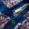 St-martins Rozmiar L Paisley W serek Tunika Bluzka Krótki rękaw Materiał Wiskoza 100%