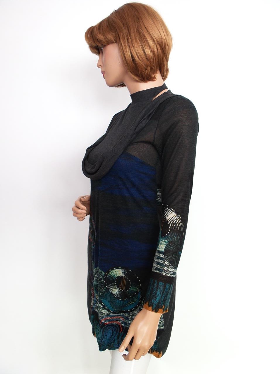 Ellea Paris Rozmiar S Halter Tunika Bluzka Długi rękaw Ellea Paris Rozmiar S Halter Tunika Bluzka Długi rękaw