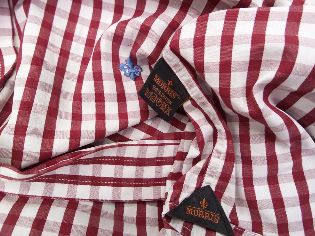 20160829_133028.jpg Morris Rozmiar 38 Kołnierz Męska Koszula Elegancka Długi rękaw Materiał Bawełna 100%