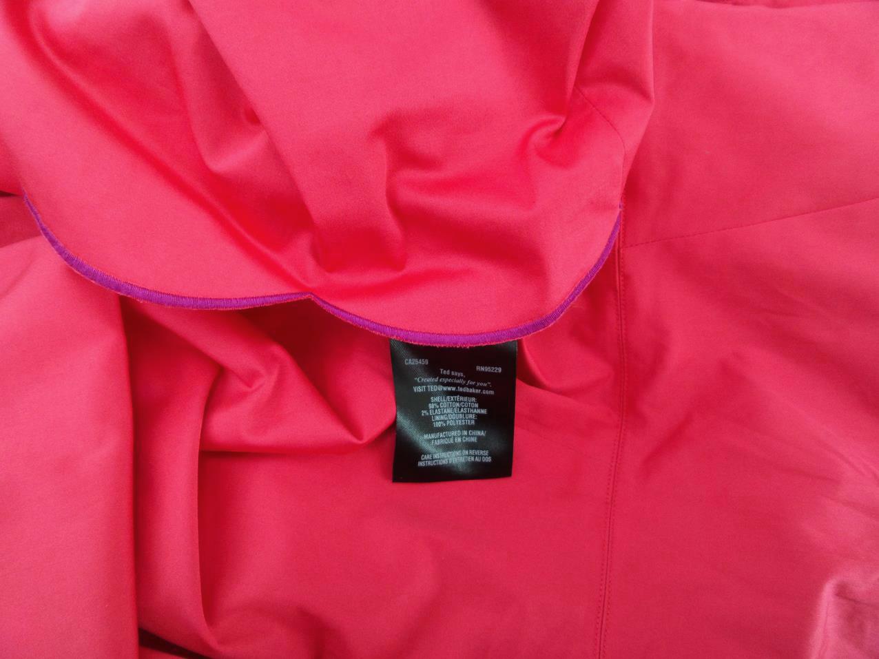 Ted Baker London Rozmiar 4 (L/XL) Kolor Różowy Odkryte Ramiona Suknia Balowa Sukienka Wieczorowa Bezrękawnik Do Kolan Materiał Bawełna Ted Baker London Rozmiar 4 (L/XL) Kolor Różowy Odkryte Ramiona Suknia Balowa Sukienka Wieczorowa Bezrękawnik Do Kolan Materiał Bawełna