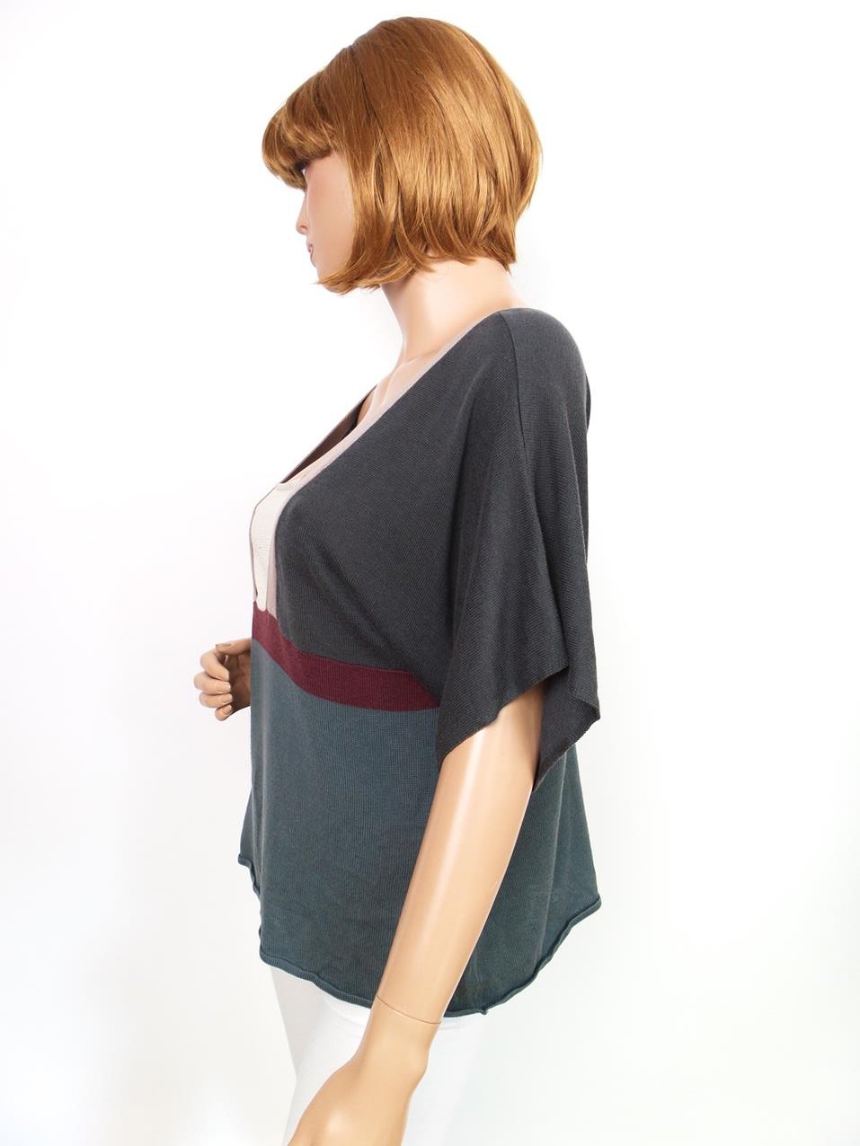 Kookai Rozmiar 2 (M/L) Kwadratowy dekolt Bluzka Krótki rękaw Kookai Rozmiar 2 (M/L) Kwadratowy dekolt Bluzka Krótki rękaw