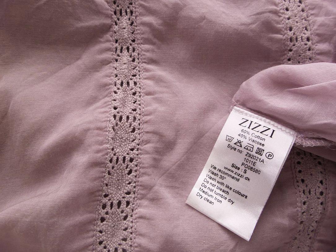 Zizzi Rozmiar S Okrągły dekolt Tunika Bluzka Rękaw 3/4 Materiał Bawełna