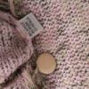 AUTHENTIC Rozmiar M Kołnierz Kardigan Żakiet Długi rękaw Materiał Akryl Gruba dzianina