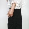 Vero moda Rozmiar 34 Kolor Czarny Spódnica Maxi Długa