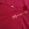 Monsoon Rozmiar S Kolor Czerwony Okrągły dekolt T-Shirt Krótki rękaw