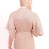 Zara Rozmiar M Głęboki Serek Otwarty Kardigan Krótki rękaw Materiał Akryl 100%