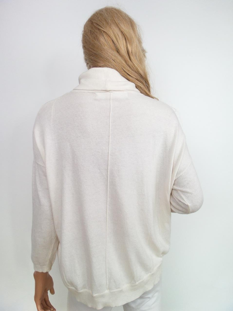 20160916_155933.jpg ZARA KNIT Rozmiar M Golf Sweter Rękaw 3/4 Materiał Bawełna Cienka dzianina