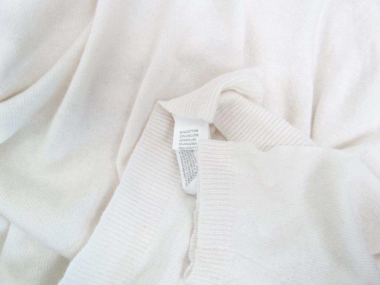 20160916_160217.jpg ZARA KNIT Rozmiar M Golf Sweter Rękaw 3/4 Materiał Bawełna Cienka dzianina