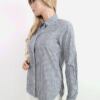 TOMMY HILFIGER DENIM Rozmiar M Krata Kołnierz Bluzka Zapinana Długi rękaw Materiał Bawełna 100%