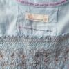 Odd molly Rozmiar 0 (XS/S) Kolor Niebieski Kwadratowy dekolt Tunika Bluzka Krótki rękaw Materiał Bawełna 100%