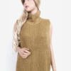 Jensen Rozmiar XL High Neck Sweter Bezrękawnik Materiał Akryl 100%