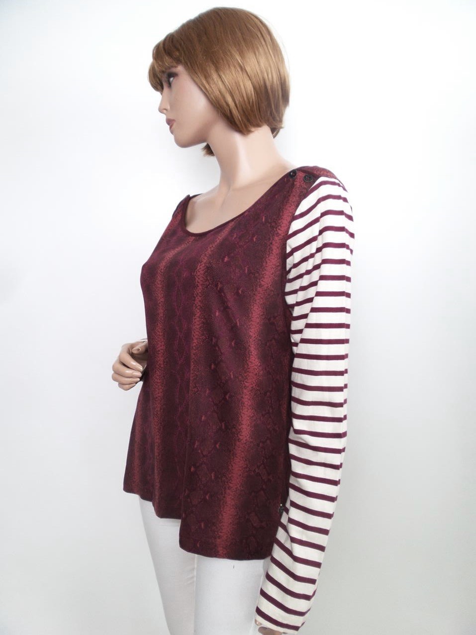 Maison scotch Rozmiar 40 (3) W łódkę Bluzka Długi rękaw Materiał Bawełna 100% Maison scotch Rozmiar 40 (3) W łódkę Bluzka Długi rękaw Materiał Bawełna 100%