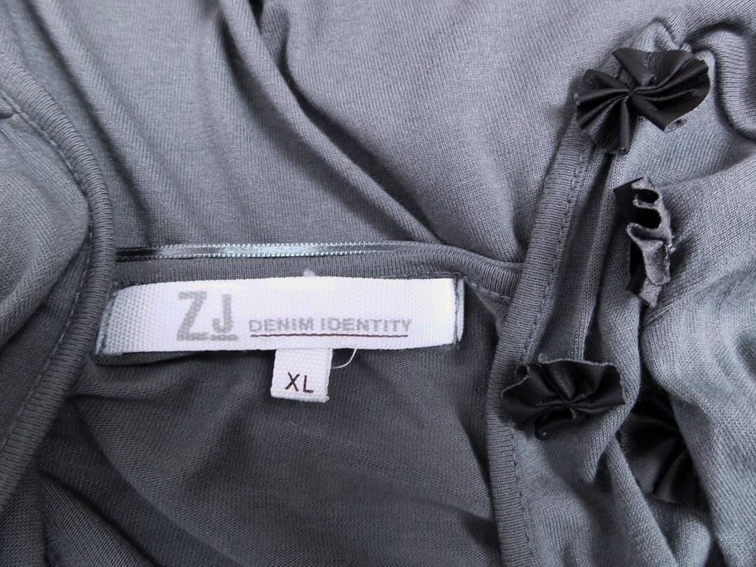 Zj denim Rozmiar XL Kolor Szary Dekolt U Kardigan Zapinany Długi rękaw Materiał Wiskoza 100% Zj denim Rozmiar XL Kolor Szary Dekolt U Kardigan Zapinany Długi rękaw Materiał Wiskoza 100%
