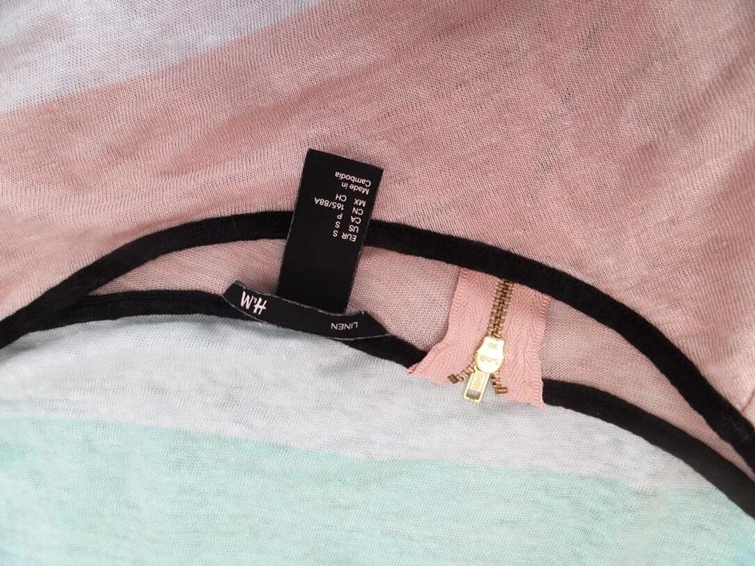 H&m Rozmiar S Okrągły dekolt Sweter Rękaw 3/4 Materiał Len 100% H&m Rozmiar S Okrągły dekolt Sweter Rękaw 3/4 Materiał Len 100%
