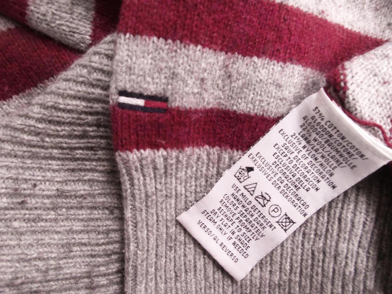 20161005_131556.jpg TOMMY HILFIGER DENIM Rozmiar L Męski Sweter Długi rękaw Materiał Bawełna