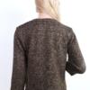 Rozmiar M Split Crew Neck Kardigan Żakiet Rękaw 3/4 Cienka dzianina