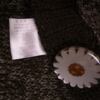 Rozmiar M Split Crew Neck Kardigan Żakiet Rękaw 3/4 Cienka dzianina