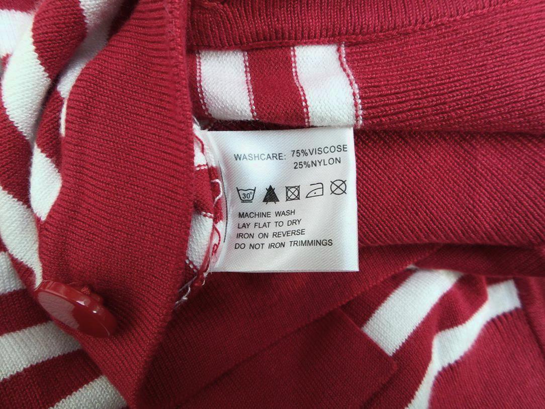 Kira Rozmiar M Crew Neck Kardigan Zapinany Długi rękaw Materiał Wiskoza Cienka dzianina