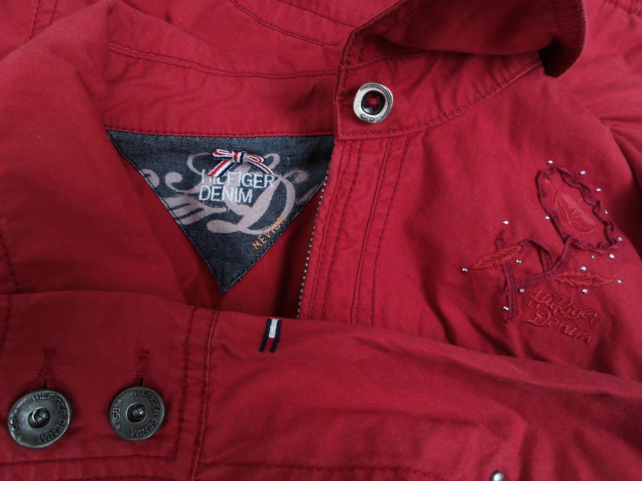 20161102_145154.jpg Hilfiger denim Rozmiar M Kolor Czerwony Kurtka Długi rękaw Materiał Bawełna 100%