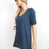 Vero moda Rozmiar S Kwadratowy dekolt Tunika Bluzka Rękaw 3/4 Materiał Bawełna 100%
