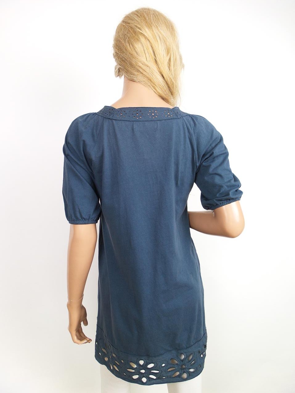 Vero moda Rozmiar S Kwadratowy dekolt Tunika Bluzka Rękaw 3/4 Materiał Bawełna 100%