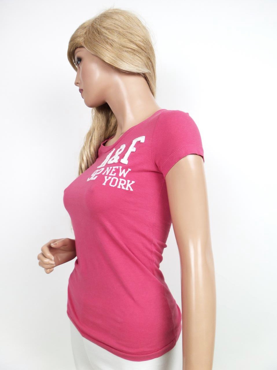 20161103_141718.jpg ABERCROMBIE & FITCH Rozmiar S Crew Neck T-Shirt Krótki rękaw Materiał Bawełna 100%