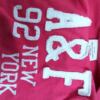 ABERCROMBIE & FITCH Rozmiar S Crew Neck T-Shirt Krótki rękaw Materiał Bawełna 100%