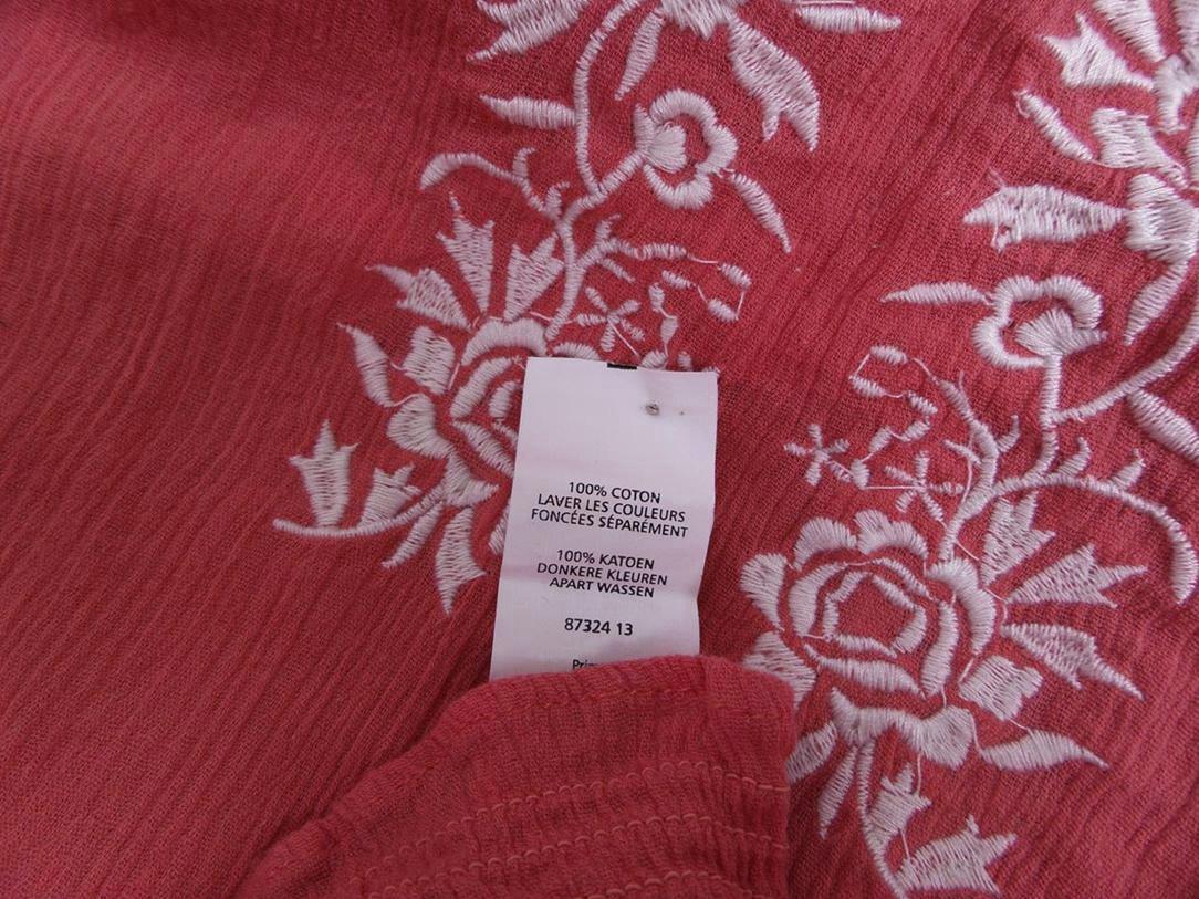 20161107_111412.jpg ATMOSPHERE Rozmiar 38 Split Crew Neck Bluzka Krótki rękaw Materiał Bawełna 100%