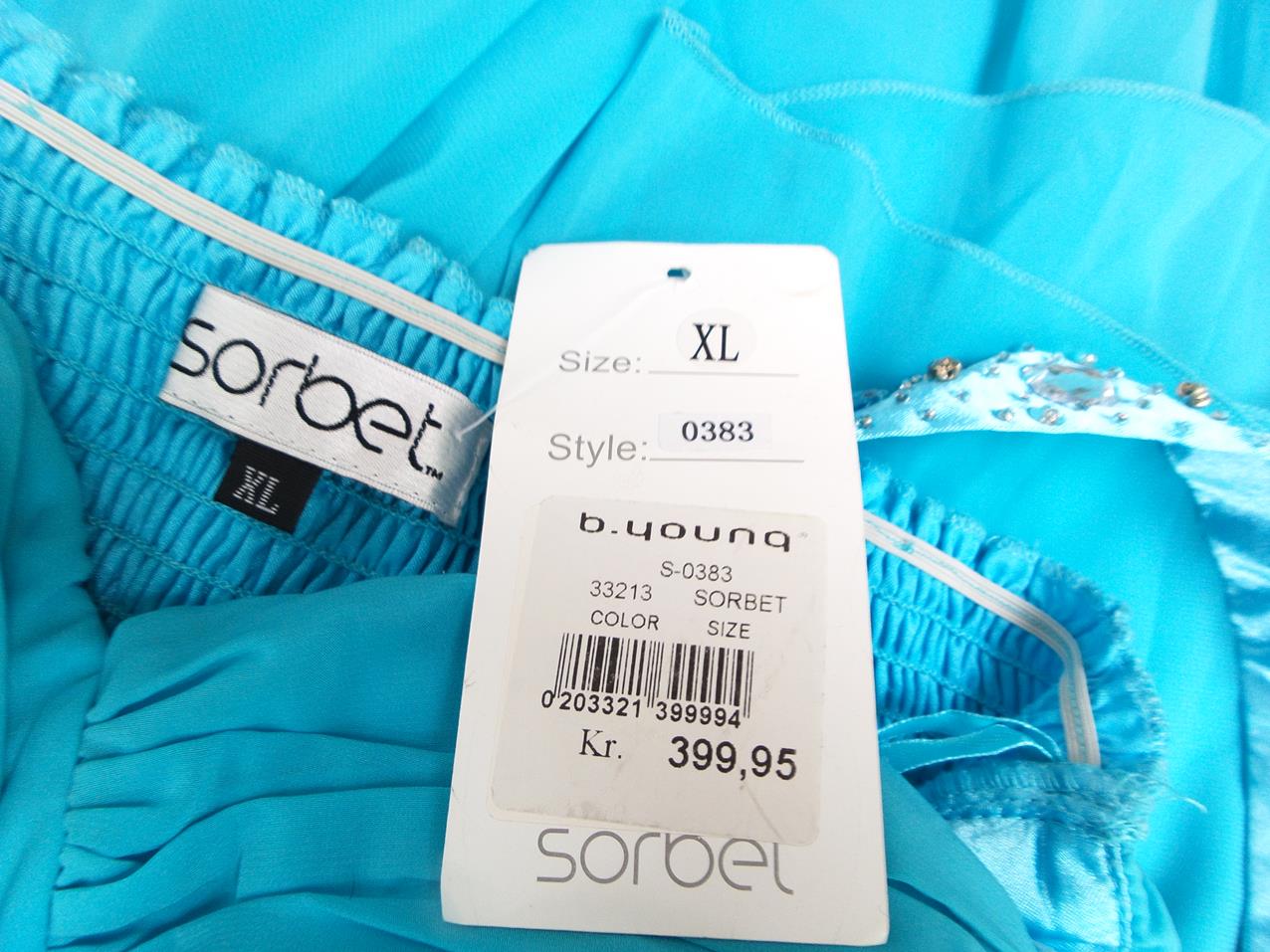 Sorbet Rozmiar XL Kolor Niebieski Dekolt Serce Suknia Balowa Sukienka Wieczorowa Bezrękawnik Krótka Sorbet Rozmiar XL Kolor Niebieski Dekolt Serce Suknia Balowa Sukienka Wieczorowa Bezrękawnik Krótka
