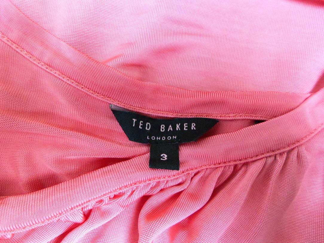 Ted Baker London Rozmiar 3 (40) Dekolt U Bluzka Bezrękawnik Materiał Wiskoza 100% Ted Baker London Rozmiar 3 (40) Dekolt U Bluzka Bezrękawnik Materiał Wiskoza 100%