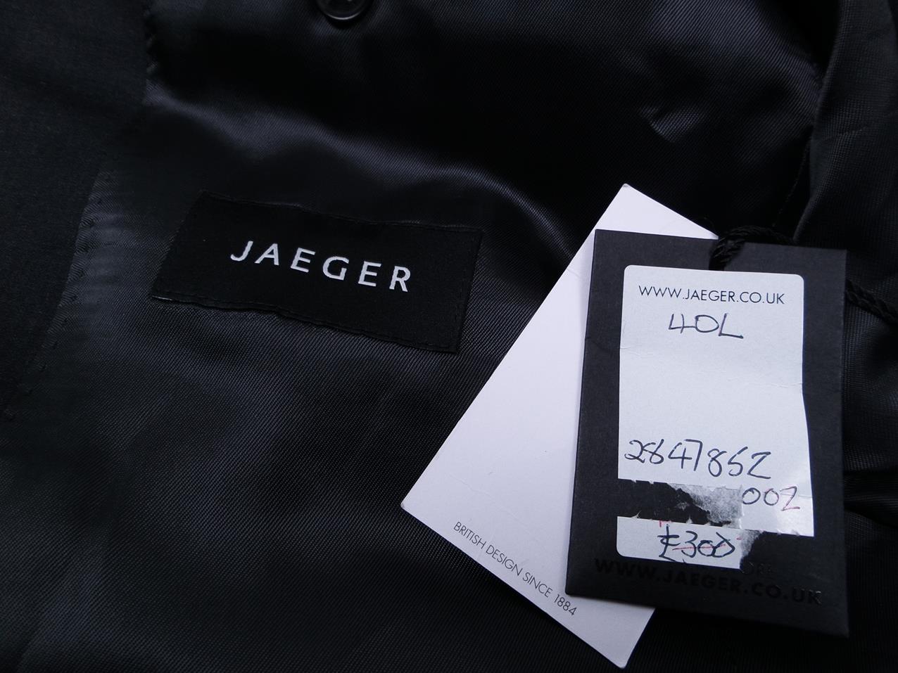 20161117_154853.jpg Jaeger Rozmiar L Kolor Czarny Męska Marynarka Długi rękaw Materiał Wełna 100%