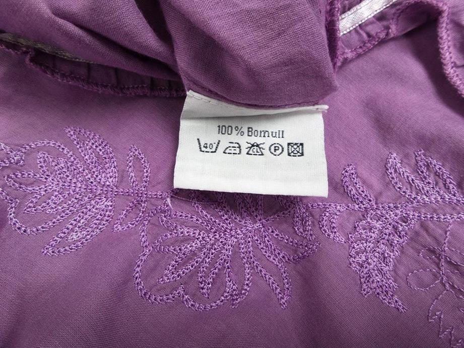 Rosebud Rozmiar M Kolor Fioletowy Okrągły dekolt Tunika Popover Bluzka Długi rękaw Materiał Bawełna 100% Rosebud Rozmiar M Kolor Fioletowy Okrągły dekolt Tunika Popover Bluzka Długi rękaw Materiał Bawełna 100%