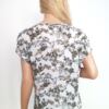 Vero moda Rozmiar M Kolor Khaki Okrągły dekolt Bluzka Krótki rękaw