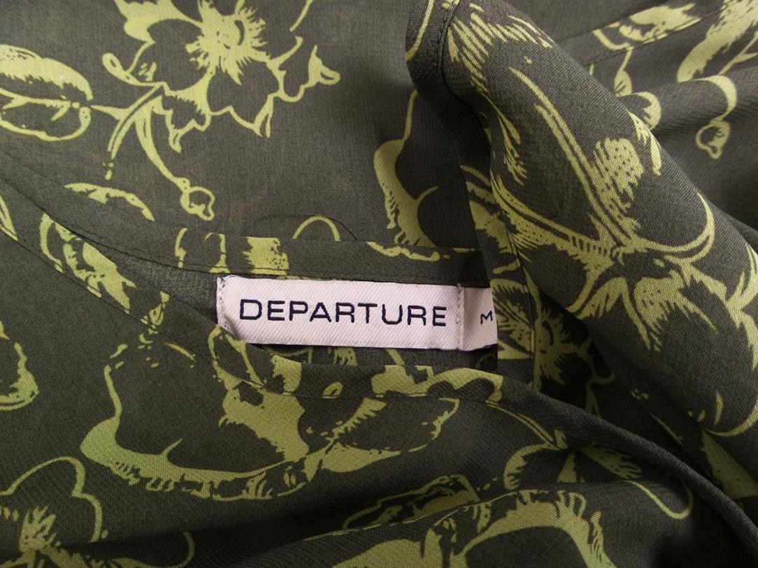 DEPARTURE Rozmiar M Kolor Zielony W serek Tunika Bluzka Rękaw 3/4 DEPARTURE Rozmiar M Kolor Zielony W serek Tunika Bluzka Rękaw 3/4