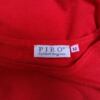 Piro Rozmiar M Kolor Czerwony Okrągły dekolt T-Shirt Krótki rękaw Materiał Wiskoza