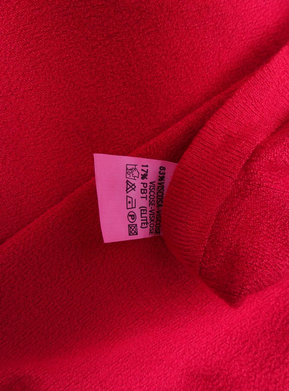 20161129_161423.jpg Piro Rozmiar M Kolor Czerwony Okrągły dekolt T-Shirt Krótki rękaw Materiał Wiskoza