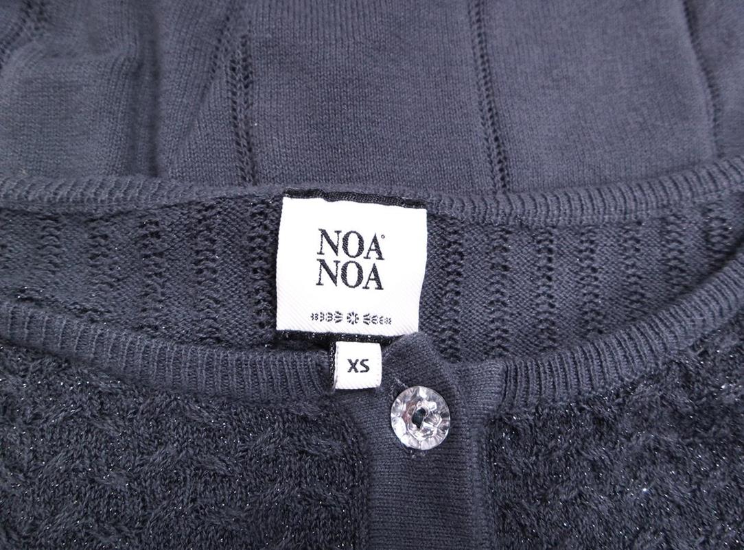 20161130_152530.jpg Noa noa Rozmiar XS Okrągły dekolt Kardigan Zapinany Rękaw 3/4 Materiał Bawełna 100% Otwarta dzianina