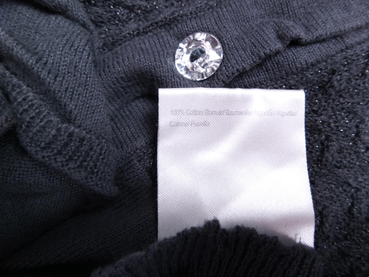 20161130_152624.jpg Noa noa Rozmiar XS Okrągły dekolt Kardigan Zapinany Rękaw 3/4 Materiał Bawełna 100% Otwarta dzianina