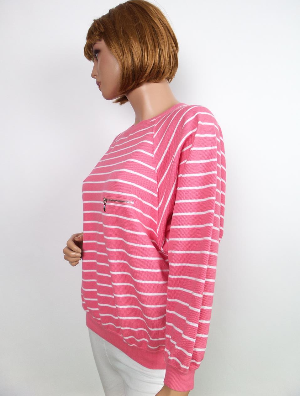 20161205_161003.jpg Rozmiar S Pasy Crew Neck Sweter Długi rękaw